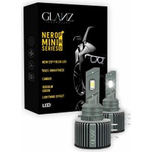 Glanz H15 Nero Pro Canbus Mini Slim Csp LED Xenon Şimşek 16000LM 6000K Beyaz Far Ampulü