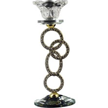 Vonluxe 19X7CM Kristal Şamdan Standı Tealight Mum Tutucu (Yurt Dışından)