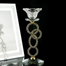 Vonluxe 19X7CM Kristal Şamdan Standı Tealight Mum Tutucu (Yurt Dışından)