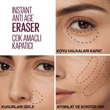 Maybelline New York Instant Anti Age Eraser Kapatıcı - 01 Light +Mini Tattoo Liner Gel Pencil