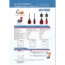 Element Ttr Kablolu Seviye Flatörleri-1,6 mt