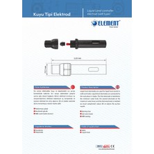 Element Kuyu Tipi Seviye Elektrodu