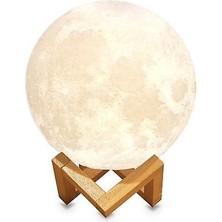 SLD 15 cm / 5.9in Ay Gece Lambası / 3D Baskılı Ay Küre Lambası