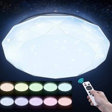 SLD Lambalar LED Tavan Işık Dim Uzaktan Kumanda 48 W 4800LM Elektin Modern Tavan Lambası 2700K-6500K