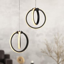 Begüsa Sezen 2'li Avize Siyah