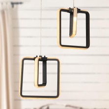 Begüsa Ferah 2'li Avize Siyah