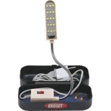 Ekoset Ultraviyole Uv LED Lamba Dikiş Makineleri Için 30 Ledli Uv ve Beyaz Işık