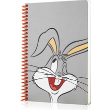 Mabbels Buggs Bunny Butik Defter Çizgili ve Tweety  Butik Defter Çizgili 96 Yaprak 17X24