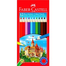 Faber-Castell Faber Castell Kuru Sulu Keçeli Pastel 12 Renk Boya ve 25X35 Spiralli 2 Adet Defter Seti