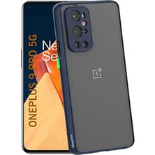 Microcase Oneplus 9 Pro London Serisi Darbeye Dayanıklı Kılıf - Buzlu Mavi