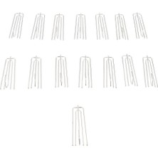 150X Piltre Pleat Pere Hook Valance Drape Panjer Askı Penceresi Aksesuarları(Yurt Dışından)