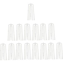 150X Piltre Pleat Pere Hook Valance Drape Panjer Askı Penceresi Aksesuarları(Yurt Dışından)