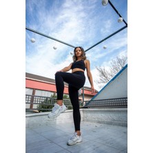 Karacan Spor RM15 Bavaria Europa Siyah Korsajlı Tayt