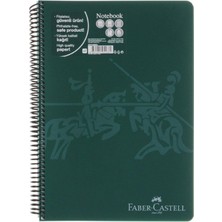 Faber-Castell Klasik Renkler 2. Pp Kapak Defter 80 Yaprak Çizgisiz ( 4 Adet )