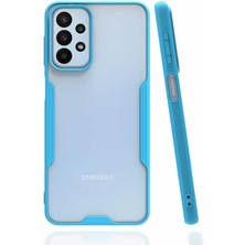 Kılıfmania Samsung Galaxy A23 Kılıf Kamera Korumalı Colorful Kapak - Mavi