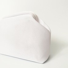 Heybes Kadın Beyaz Clutch El Çantası
