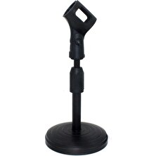 Masaüstü Mikrofon Tutucu Stand Ayarlanabilir Iki Kademeli Mikrofon Stand