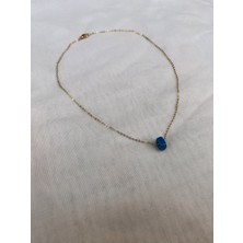 Aurrari Altın Kaplama Nazarlı kolye