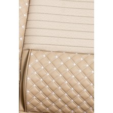 Mk Express Renault Talisman Lüks Deri Oto Koltuk Kılıfı Ön/Arka Set Füme