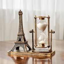Eyfel Kulesi Paris Kum Saati Nostaljik Dekoratif Hediyelik