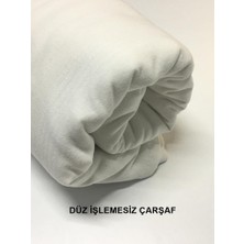 Buldan işi Otantik Kanaviçeli Gipürlü Lila Nakışlı Çarşaflı Çift Kişilik Beyaz Kutulu Pike Takımı