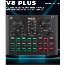 Lastvoice BM800 Live Head Set Efektli Ses Kartı Mikrofon Kulaklık Stand Kayıt Canlı Yayın Seti (PC ve Telefon)