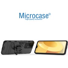 Microcase Vivo V23 5g Batman Serisi Yüzük Standlı Armor Kılıf - Siyah