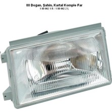 Ayfar Far Komple H4 Fıat Doğan 88-92 Sağ Tırnaklı