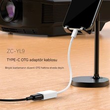 Zuzg Huawei Samsung Için Otg Adaptör Type-C Arayüzü (Yurt Dışından)