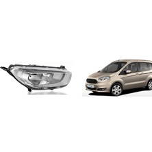 Ayfar Far Sol Ford Transıt Courıer 14- Motorlu Krom Çerçeveli