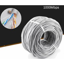 Ata Elektronik 305MT 1 Koli Cat6 Ethernet Internet 305 Metre Utp Cat 6 Kablo 23 Awg Kablo 305METRE