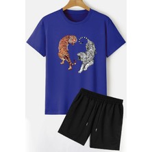 Trendypassion Tiger Şort T-Shirt Eşofman Takımı
