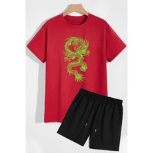 Trendypassion Ejder Şort T-Shirt Eşofman Takımı