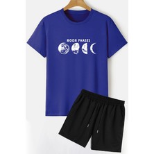 Trendypassion Evren Temalı Şort T-Shirt Eşofman Takımı