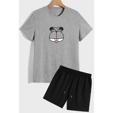 Trendypassion Garfield Şort T-Shirt Eşofman Takımı