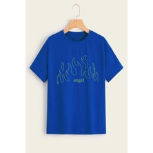 Angel Baskılı Unisex T-Shirt
