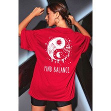 Yingyang Baskılı Tshirt