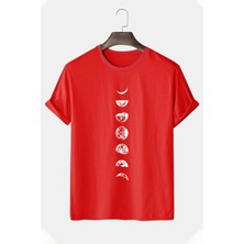 Trendypassion Ayın Evreleri Baskılı Tshirt