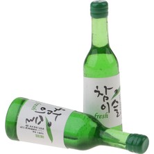 5 Adet Minyatür Shochu Şişeler Modeli Bebek Binası Mutfak Yiyecekleri
