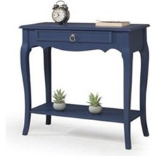 Mobilya Baba Navy Blue Tek Çekmece Dresuar