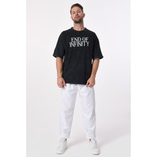 Rocqerx R-5655 Bisiklet Yaka End Of Inıf Inıty Baskılı Batik T-Shırt