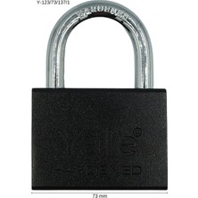 Yale Y123 Koruyuculu Asma Kilit Siyah ( 73MM )