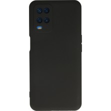 Caseart Oppo A16 Kapak Içi Kadife Kamera Korumalı Lansman Silikon Kılıf - Siyah