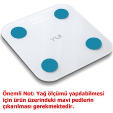 Yui KB11 Akıllı Yağ Ölçer Fonksiyonel Bluetooth Tartı Baskül(Yui Türkiye Garantili)
