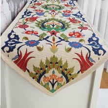 Körfez Kırlent Goblen Dokuma Kumaş Dekoratif Runner 40 x 140 Cm