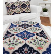 Körfez Kırlent Goblen Dokuma Kırlent Kılıfı ve Runner 2+1 Set