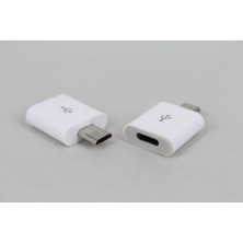 Robada Apple iPhone 8 Pin To Samsung Mikro USB Çevirici Dönüştürücü Adaptör