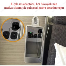 BK Teknoloji Uçak Koltuklarındaki Kulaklık Girişi Dönüştürücü