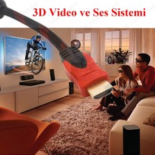 BK Teknoloji Yüksek Kalite Full Hd 3D Örgülü HDMI Kablo - 10 Metre