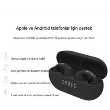 Target Japonya  Ambie Küpe Tipi Kablosuz Kemik Iletimli Bluetooth Kulaklık (Yurt Dışından)